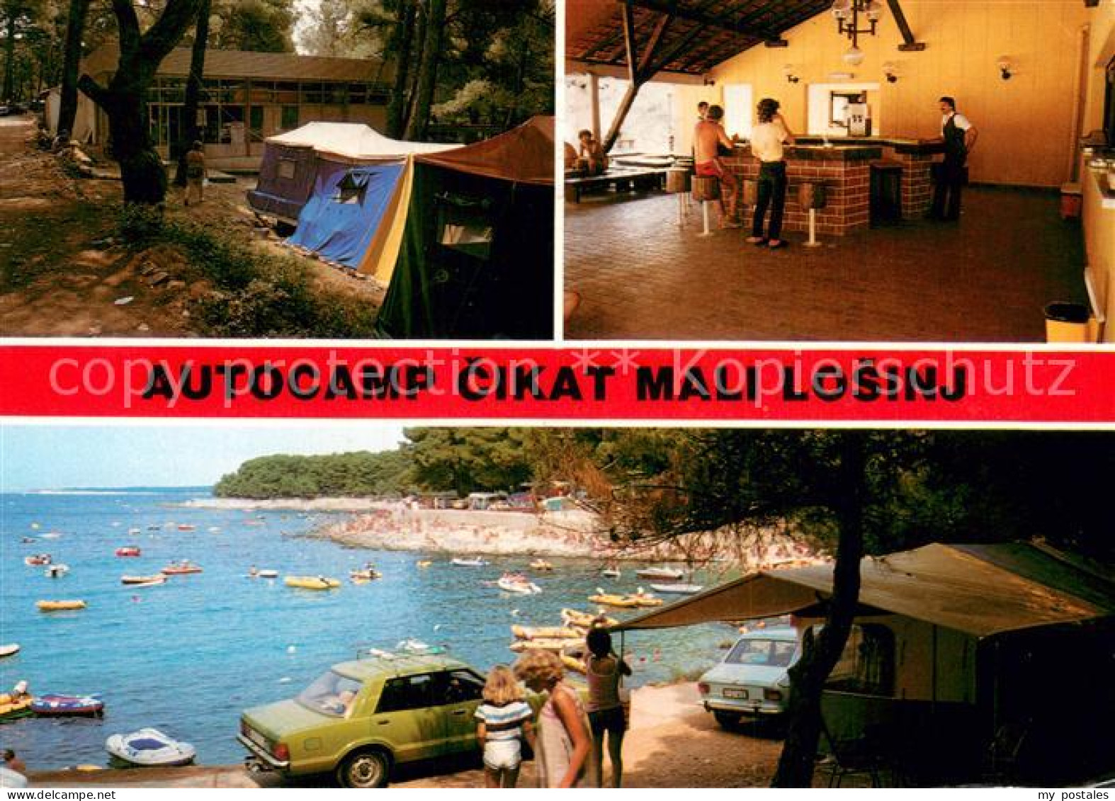 73744276 Mali Losinj Autocamp Cikat Restaurant Strand Mali Losinj - Croatia