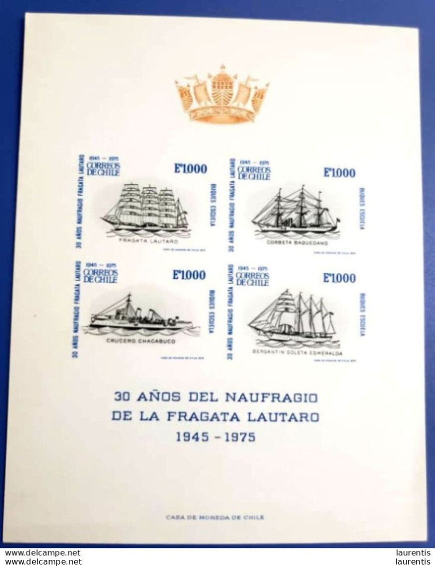 D2785  Ships - Bateaux - Chile Yv B21 MNH - See Description - 7,85 - 140~250 -- D7-10-25-20 - Bateaux