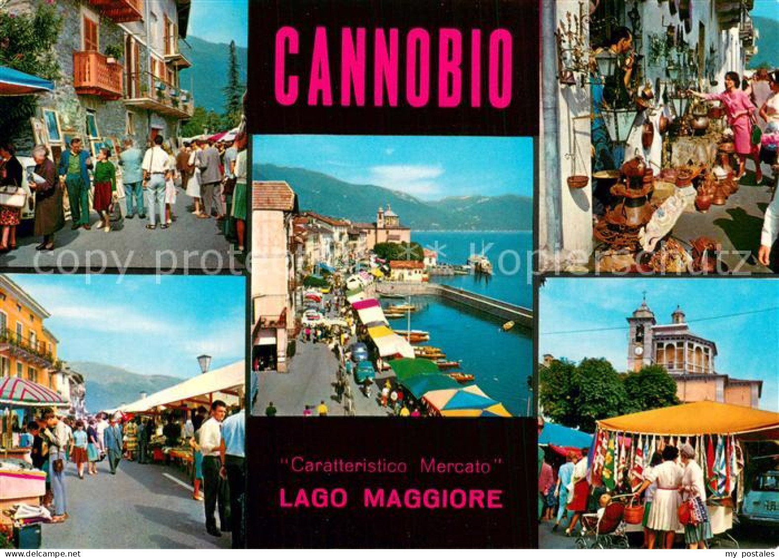 73744259 Cannobio Lago Maggiore Caratteristico Mercato  Cannobio Lago Maggiore - Autres & Non Classés