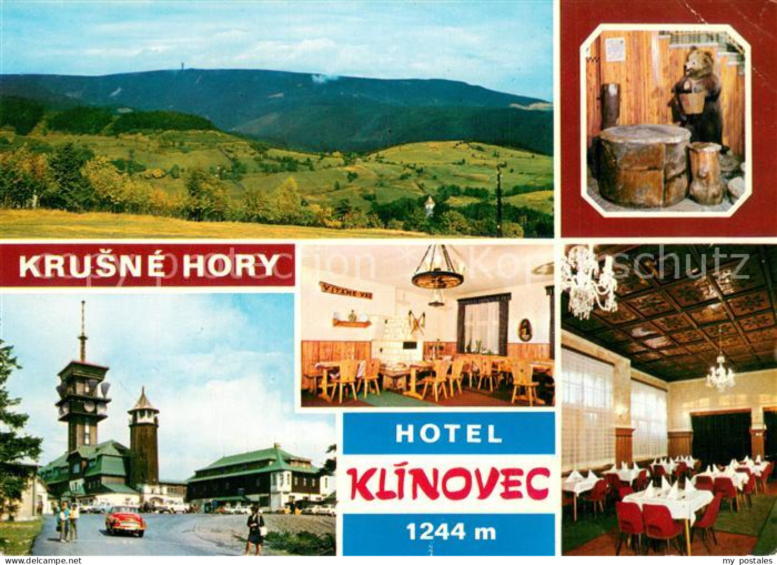 73744251 Krusne Hory CZ Hotel Klinovec Nejvyssi Vrchol Krusnych Hor Se Stejnojme - Czech Republic