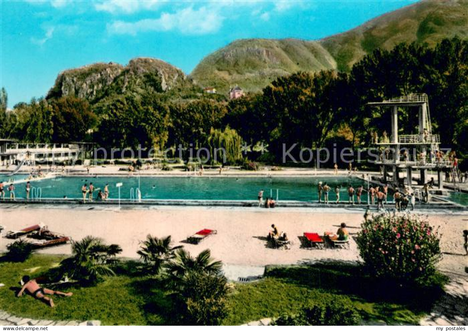 73744242 Bozen Suedtirol Freibad Mit Sprungturm Bozen Suedtirol - Autres & Non Classés