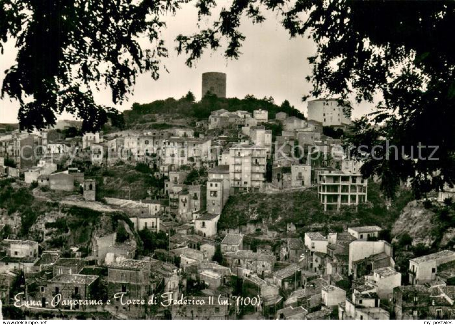 73744239 Enna Sicilia Panorama E Torre Di Federico II  - Altri & Non Classificati