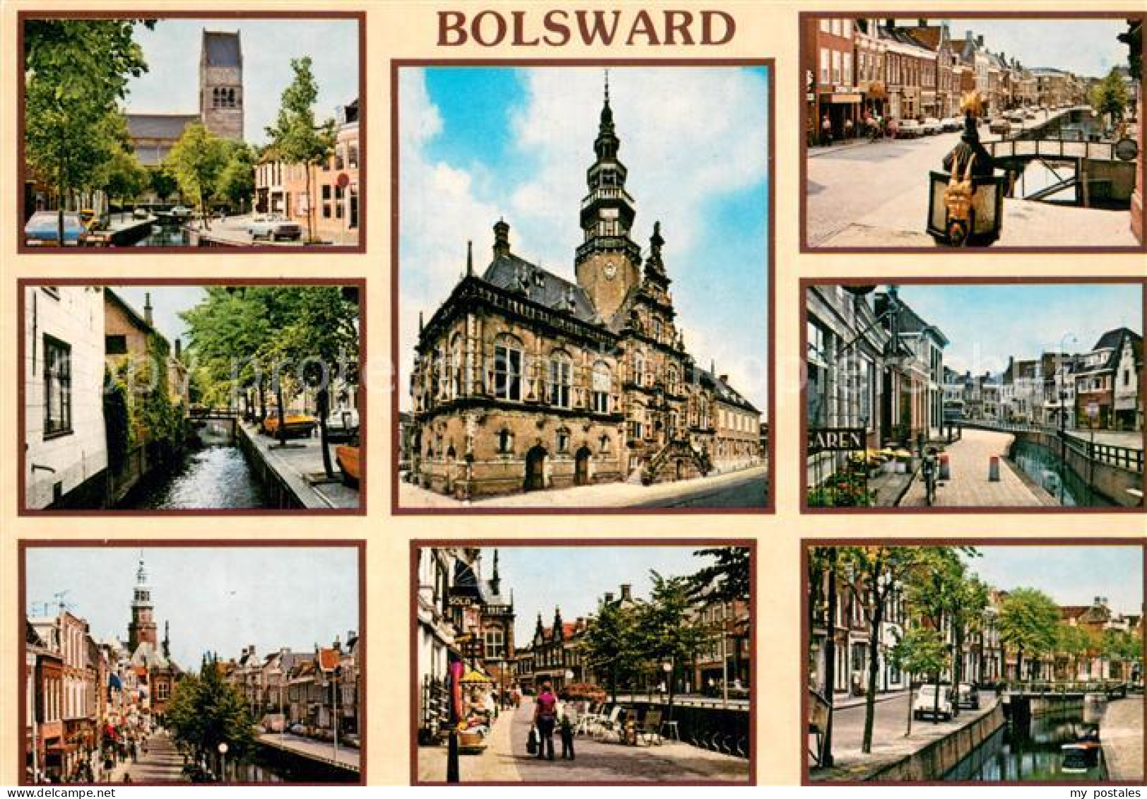 73744236 Bolsward Boalsert NL Orts Und Teilansichten Rathaus Kanal  - Other & Unclassified