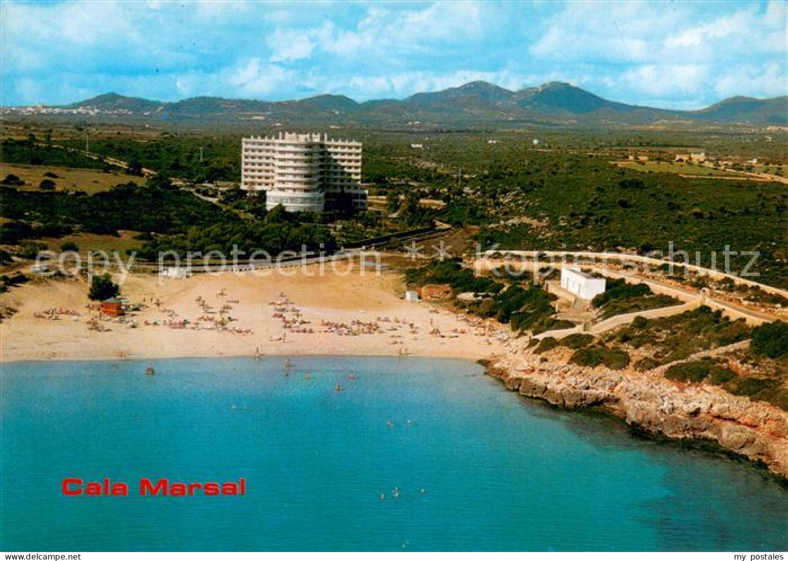 73744216 Mallorca Cala Marsal-Felanitx Fliegeraufnahme Mallorca - Andere & Zonder Classificatie