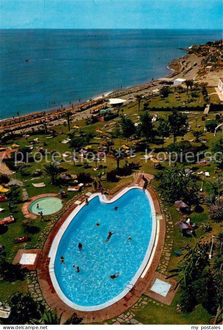 73744211 Torremolinos ES Hotel Triton Jardines Y Piscine Fliegeraufnahme  - Andere & Zonder Classificatie