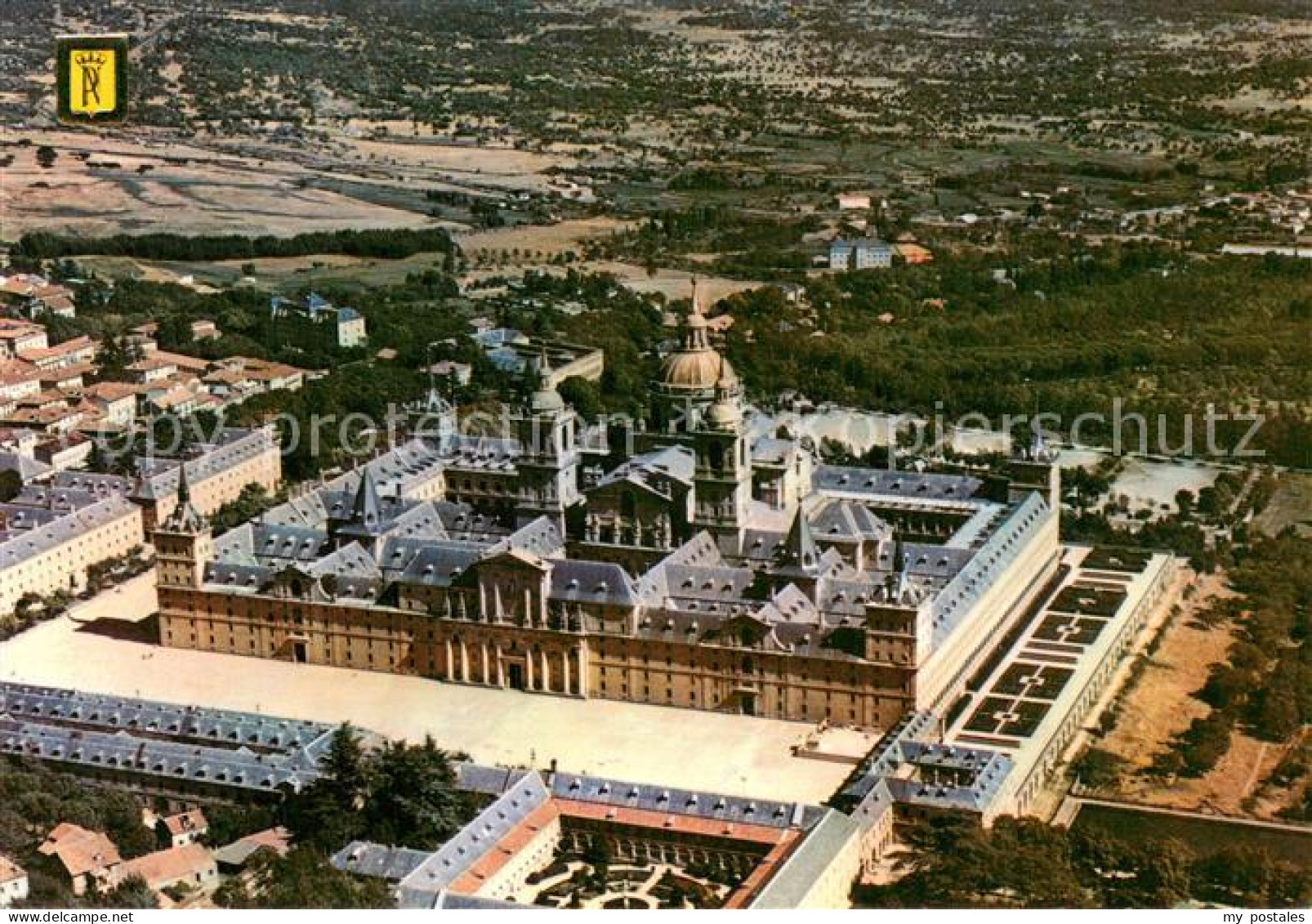 73744178 El Escorial Vista Aerea Del Monasterio El Escorial - Andere & Zonder Classificatie