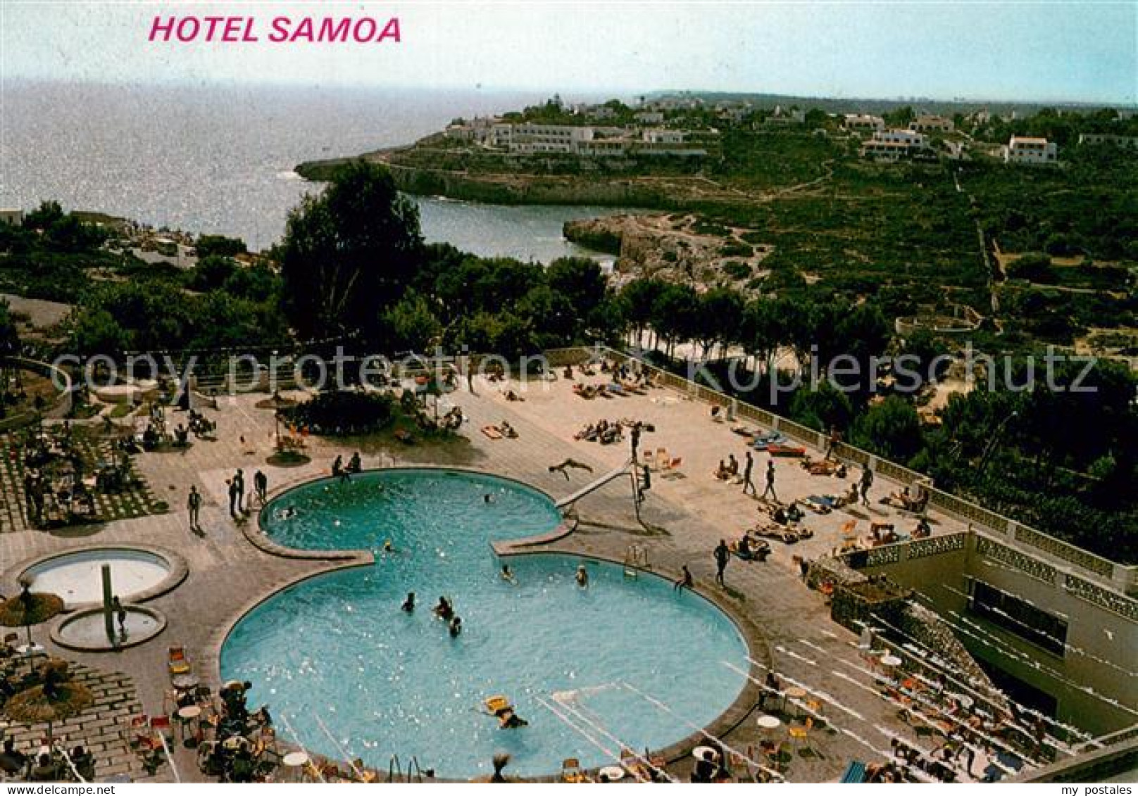 73744099 Manacor Hotel Samoa Pool Fliegeraufnahme Manacor - Andere & Zonder Classificatie