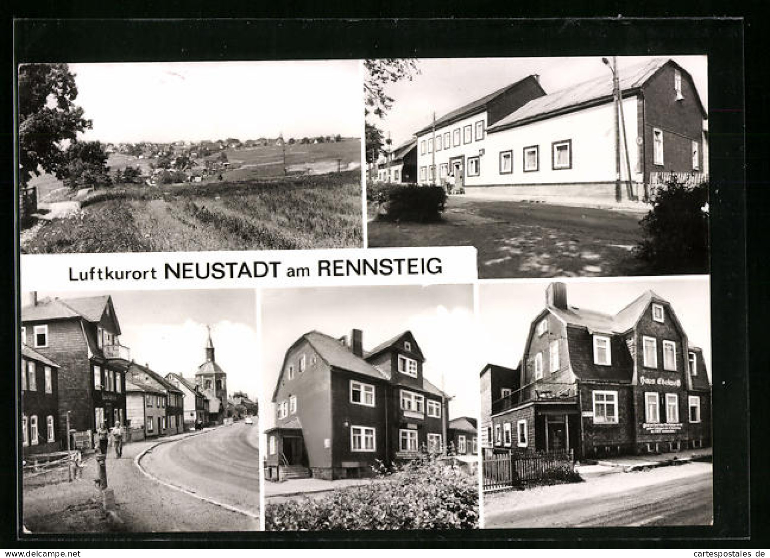 AK Neustadt Am Rennsteig, Teilansicht, FDGB-Ferienheim, Rennsteigstrasse  - Sonstige & Ohne Zuordnung