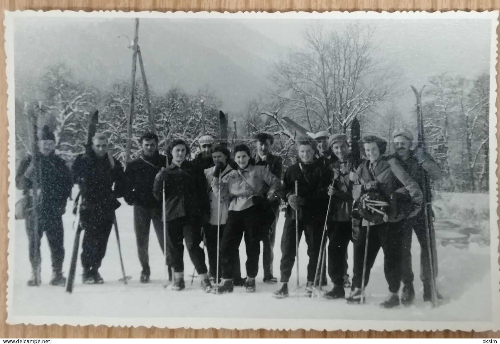 POHORJE, TRIJE ŽEBLJI, 1954, Fotografija 13.5x9 Cm - Slovenia