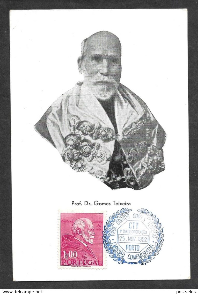 Gomes Teixeira, Professor - Maximum Cards & Covers