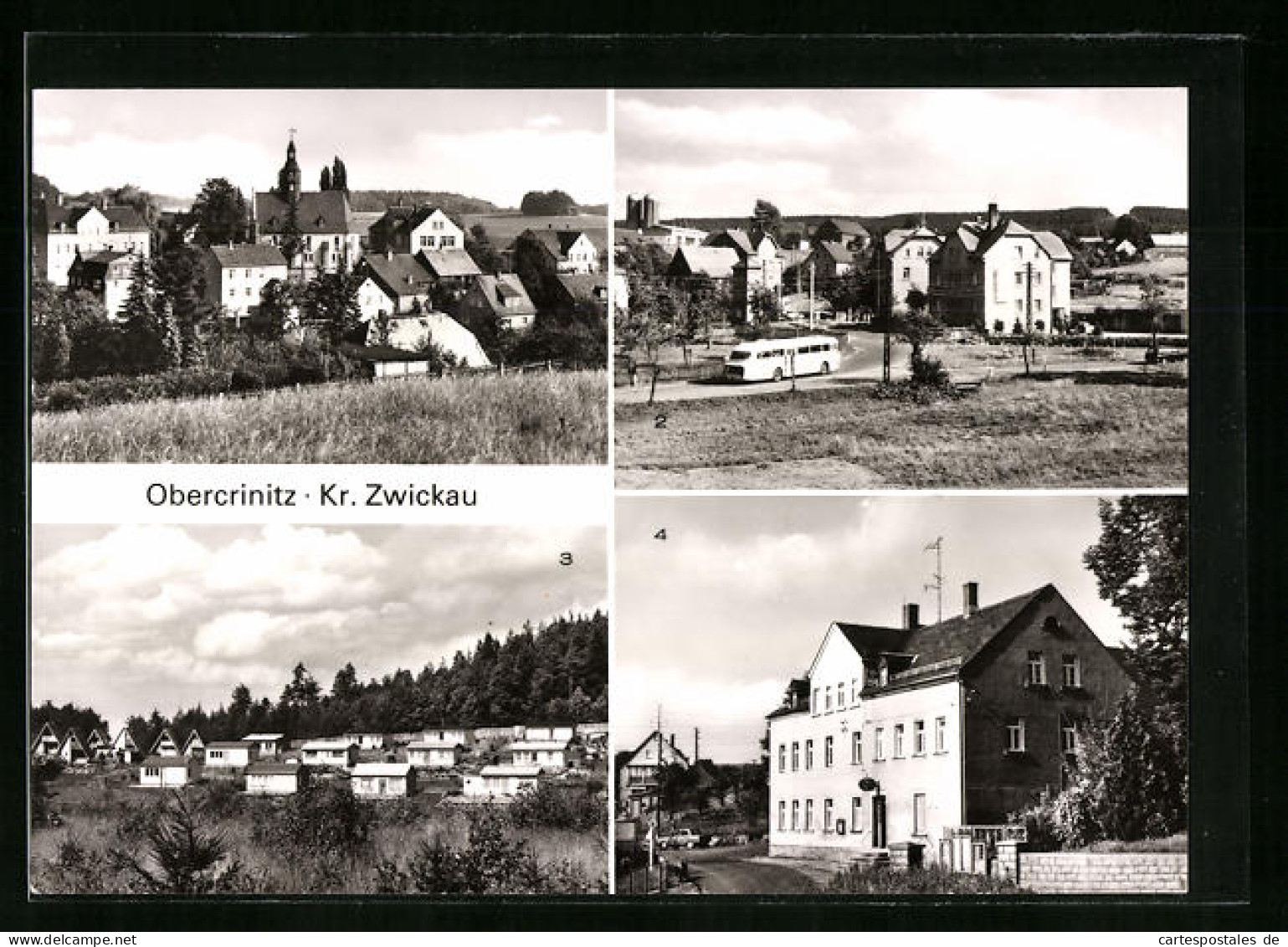 AK Obercrinitz /Zwickau, Teilansicht Und Bungalowsiedlung Amselgrund  - Zwickau