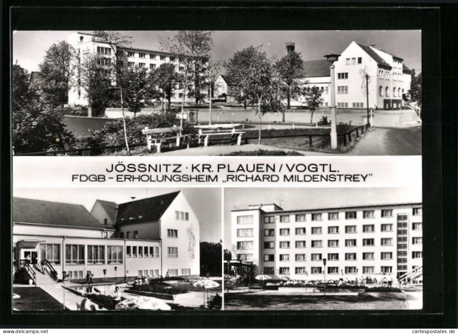 AK Jössnitz /Plauen, FDGB-Erholungsheim Richard Mildenstrey  - Plauen