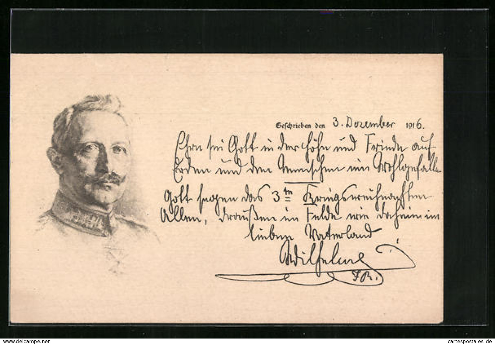 Künstler-AK Kaiser Wilhelm II. Mit Orden  - Familles Royales