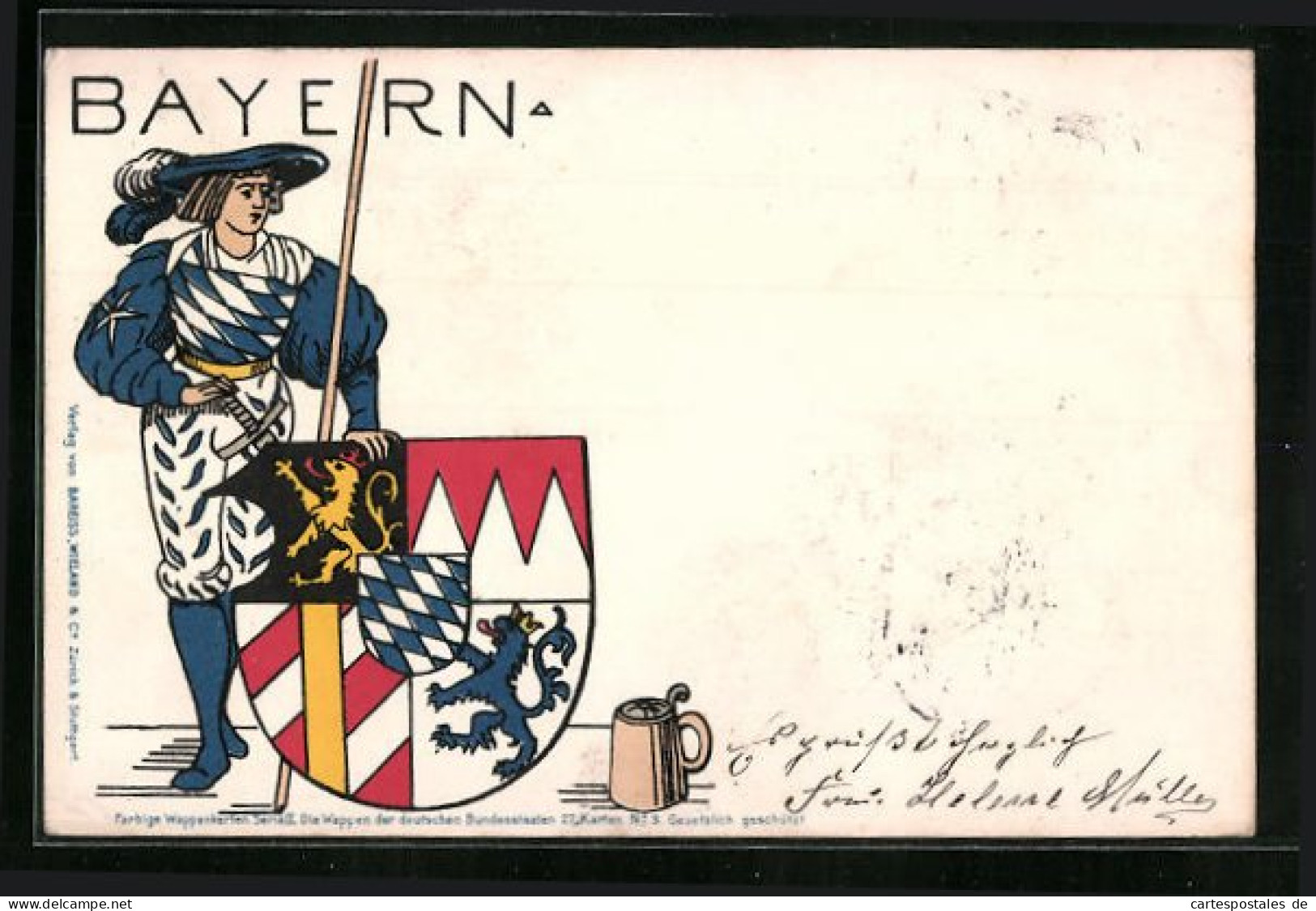 AK Wappen Von Bayern  - Genealogie