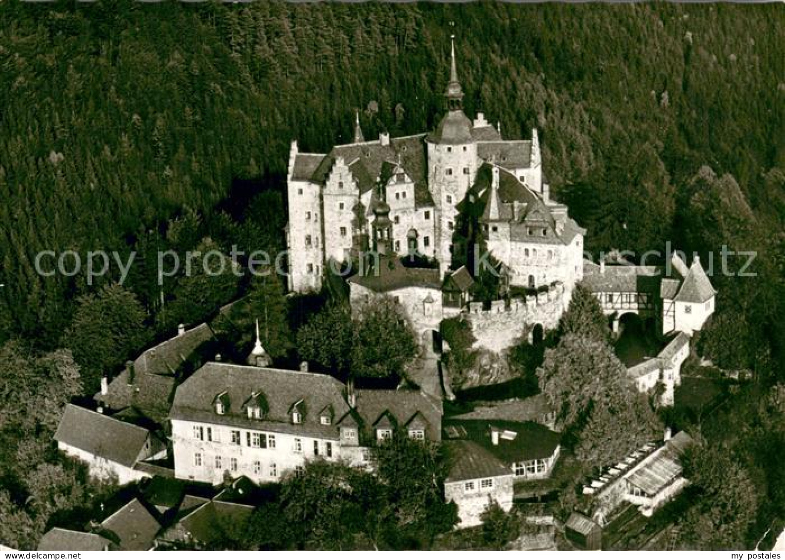 73743978 Lauenstein Oberfranken Fliegeraufnahme Burg Lauenstein Lauenstein Oberf - Andere & Zonder Classificatie