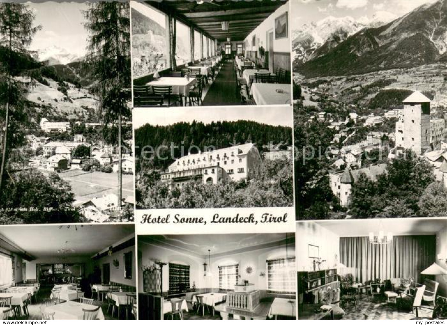 73743918 Landeck Tirol Hotel Sonne Wintergarten Gastraeume Landeck Tirol - Sonstige & Ohne Zuordnung