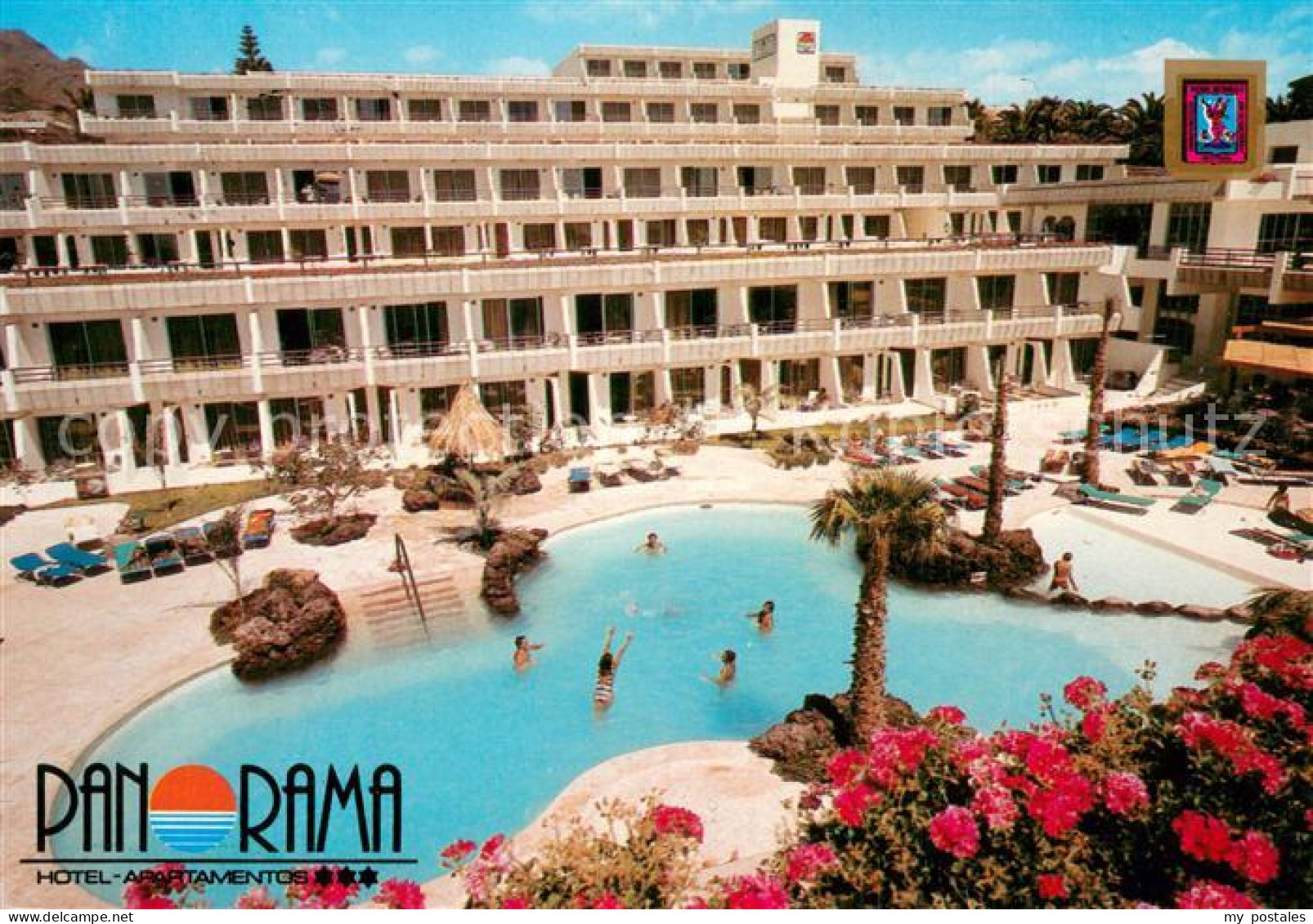 73743914 Playa De Las Americas Panorama Hotel Apartamentos Pool Playa De Las Ame - Andere & Zonder Classificatie