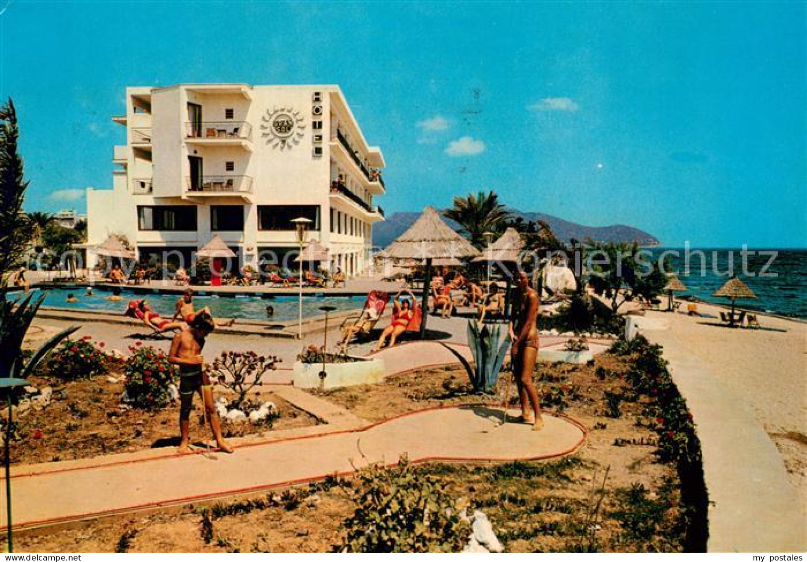 73743862 Cala Millor Mallorca Hotel Gran Sol Pool Minigolf Cala Millor Mallorca - Sonstige & Ohne Zuordnung