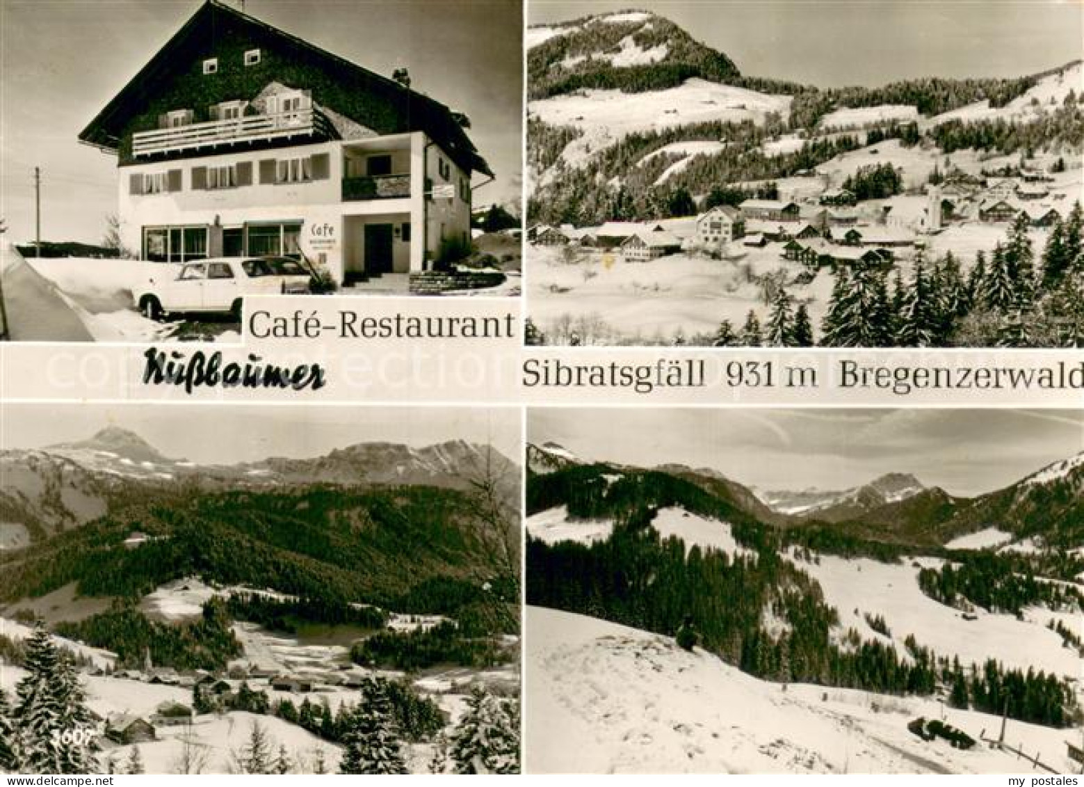 73743830 Vorarlberg Cafe Restaurant Nussbaumer Sibratsgfaell Bregenzerwald Panor - Altri & Non Classificati