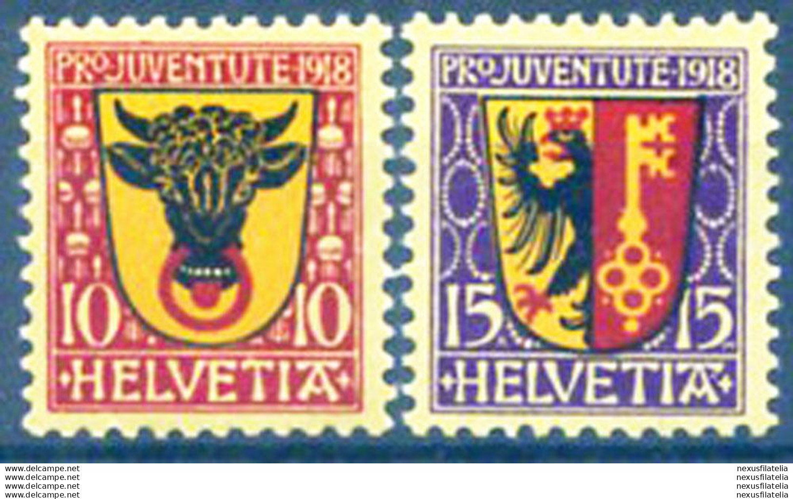 Pro Juventute 1918. - Andere & Zonder Classificatie