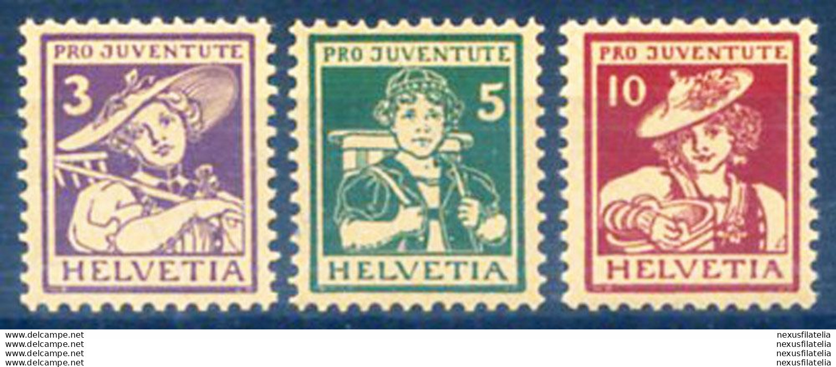 Pro Juventute 1916. - Andere & Zonder Classificatie