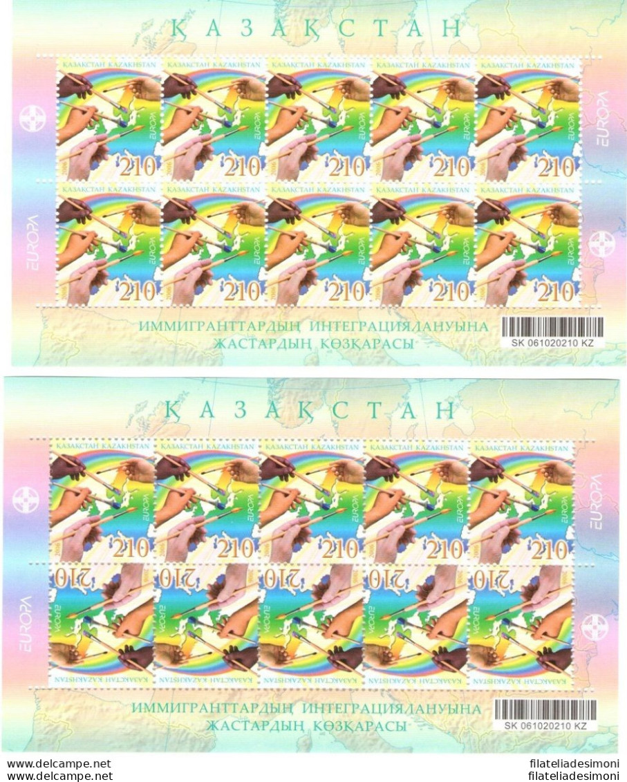 2006 EUROPA CEPT Kazakhstan Minifoglio Andquot;Integrazione Giovaniandquot; MNH** - Altri & Non Classificati