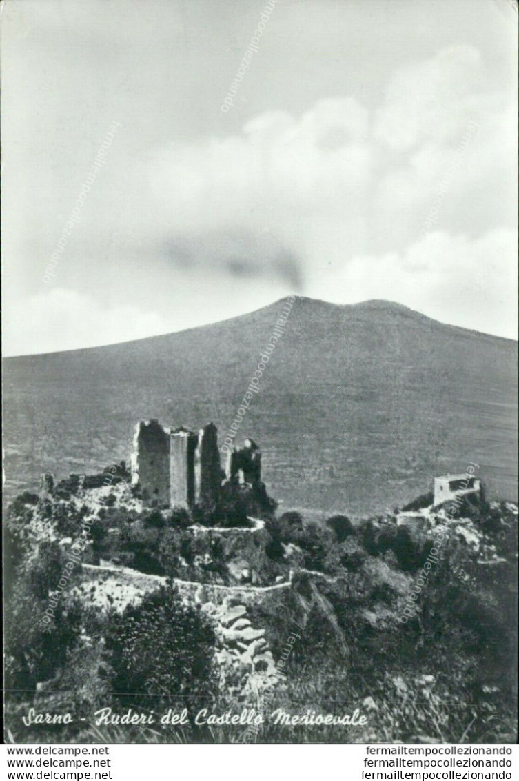 Ah386 Cartolina Sarno Ruderi Del Castello Medioevale Provincia Di Salerno - Salerno