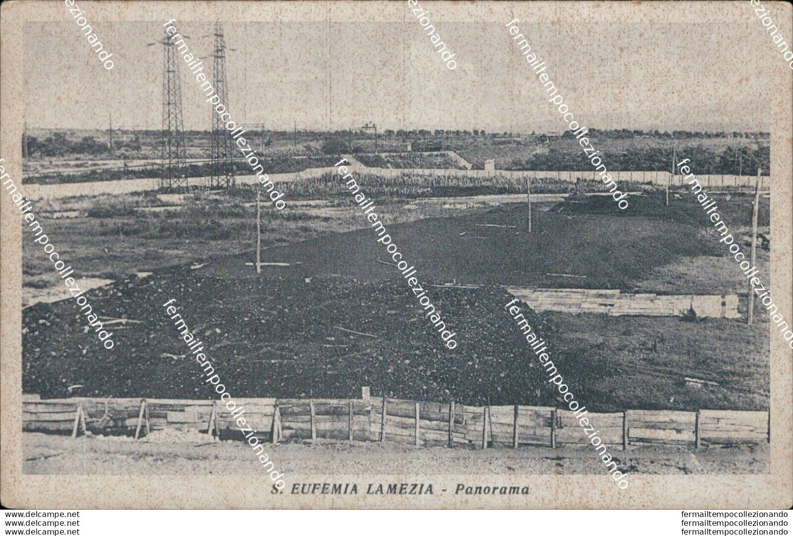 Bg509 Cartolina S.eufemia Lamezia Panorama Provincia Di Catanzaro - Catanzaro