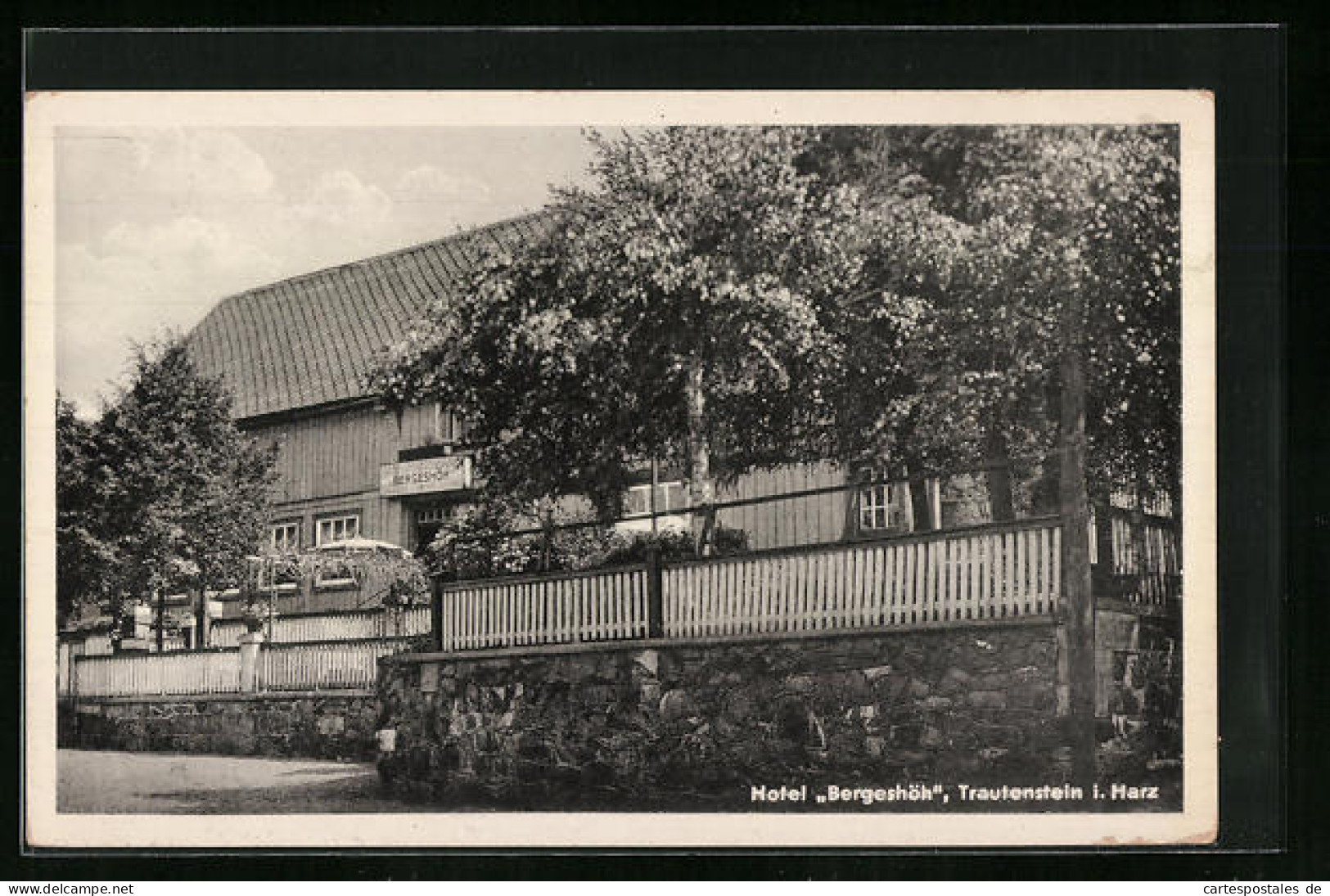 AK Trautenstein /Harz, Hotel Bergeshöh  - Andere & Zonder Classificatie