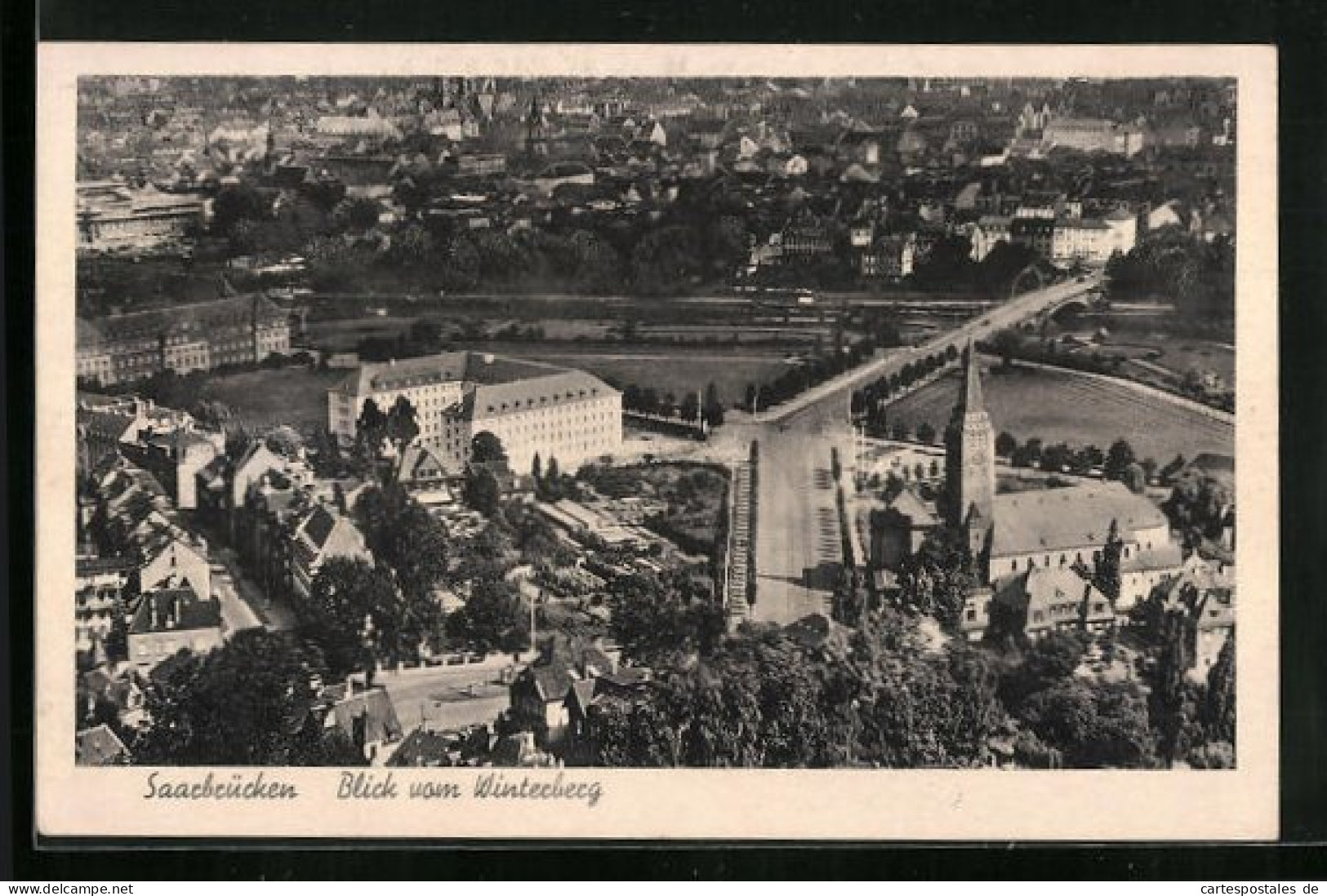 AK Saarbrücken, Blick Vom Winterberg  - Saarbruecken