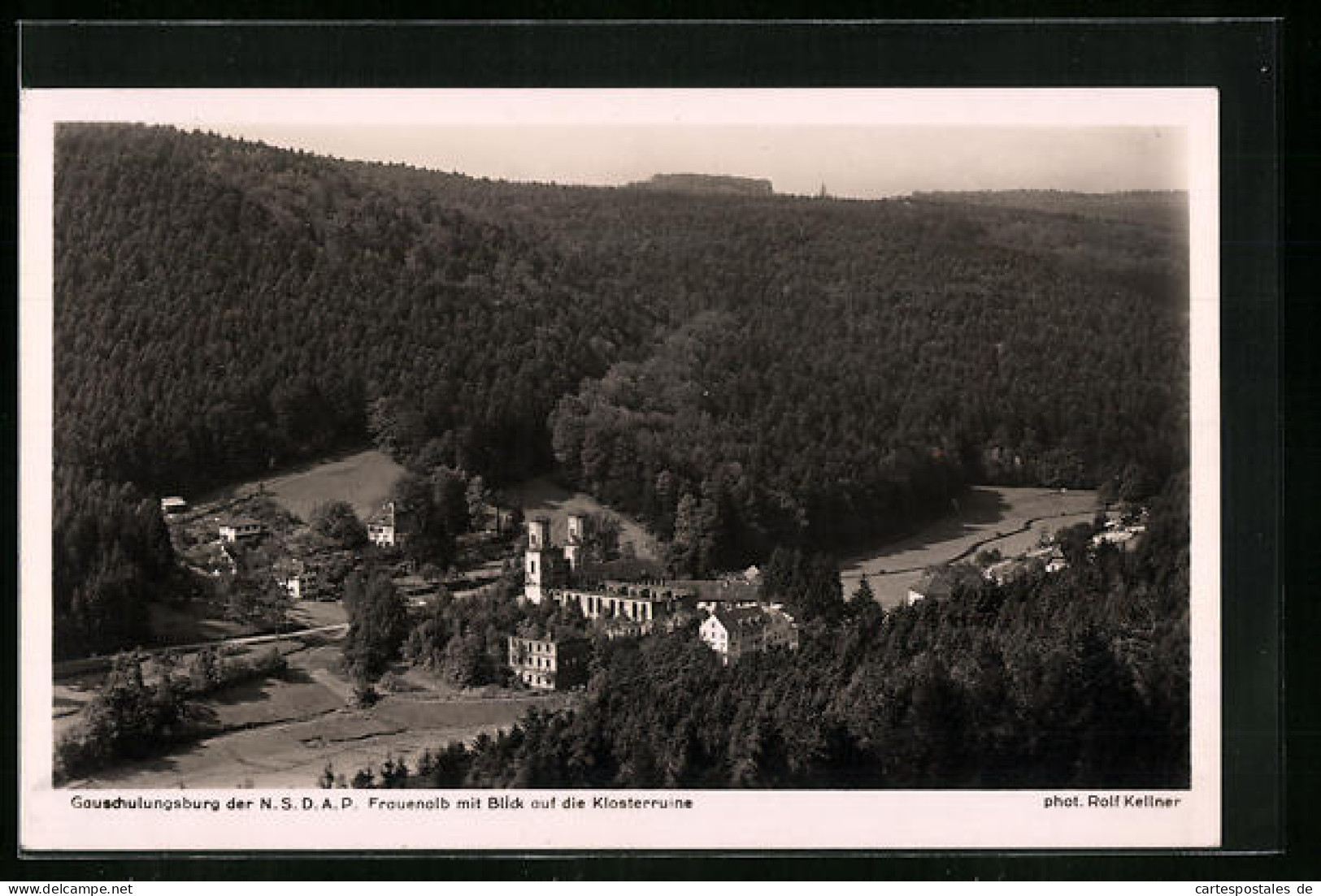 AK Frauenalb, Totalansicht Mit Klosterruine  - Other & Unclassified