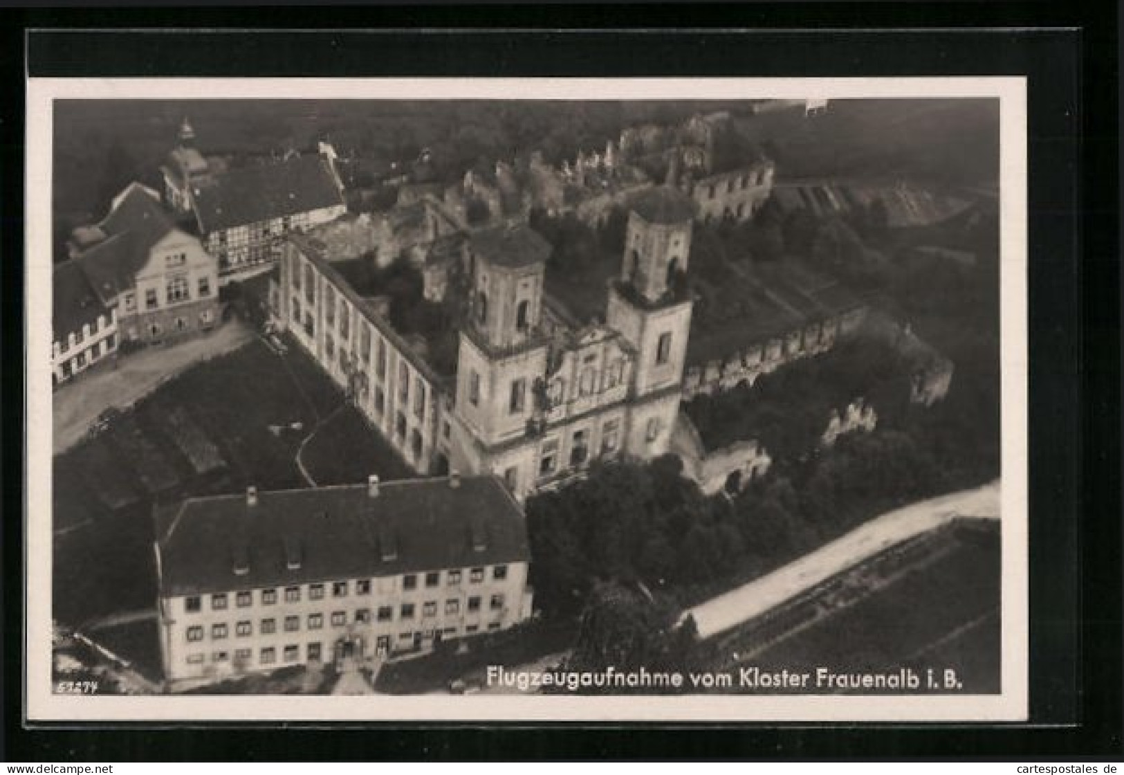 AK Frauenalb, Fliegeraufnahme Vom Kloster  - Other & Unclassified