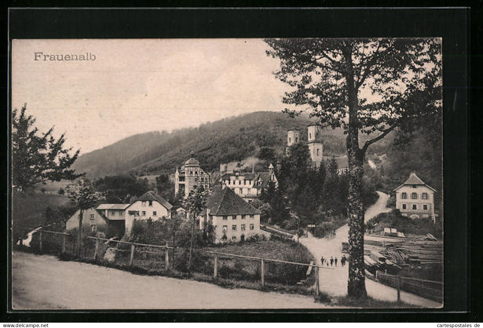 AK Frauenalb, Blick Zum Kloster  - Sonstige & Ohne Zuordnung