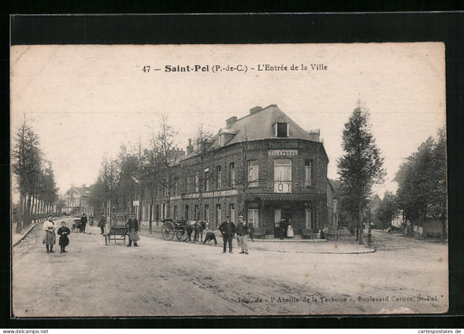 CPA Saint-Pol, L`Entree De La Ville  - Sonstige & Ohne Zuordnung