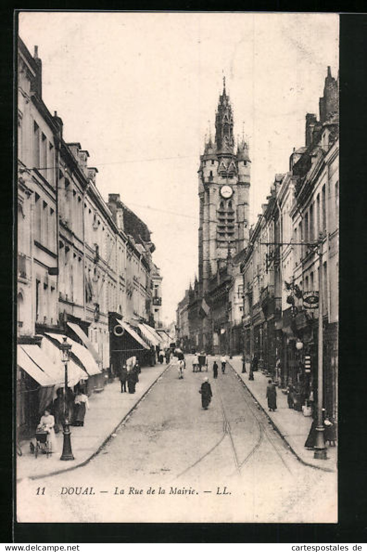 CPA Doaui, La Rue De La Mairie  - Altri & Non Classificati