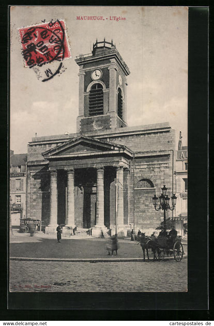 CPA Maubeuge, L`Eglise  - Maubeuge