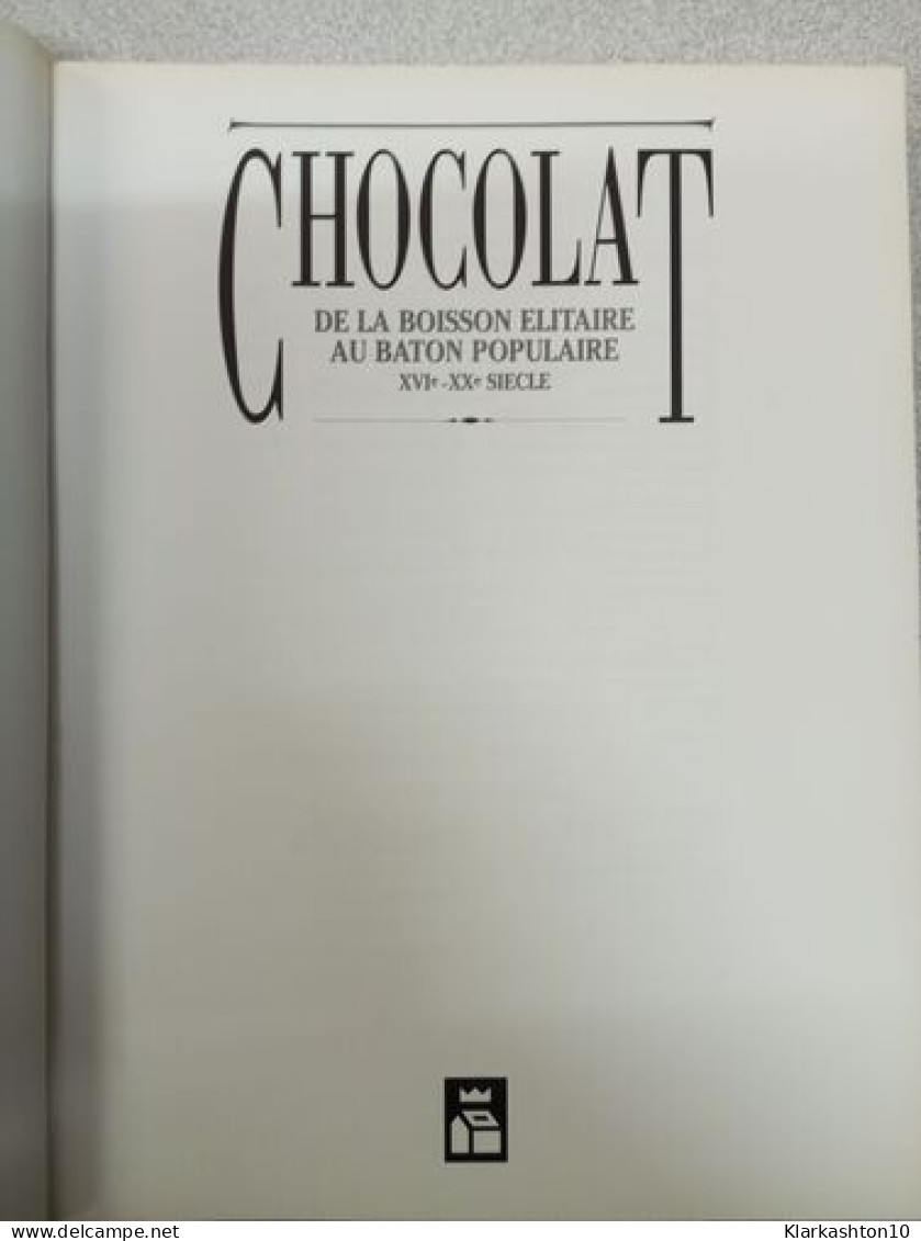 Chocolat De La Boisson Elitaire Au Baton Populaire - Other & Unclassified