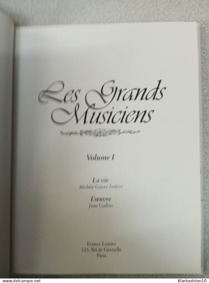 Les Grands Musiciens - Sonstige & Ohne Zuordnung