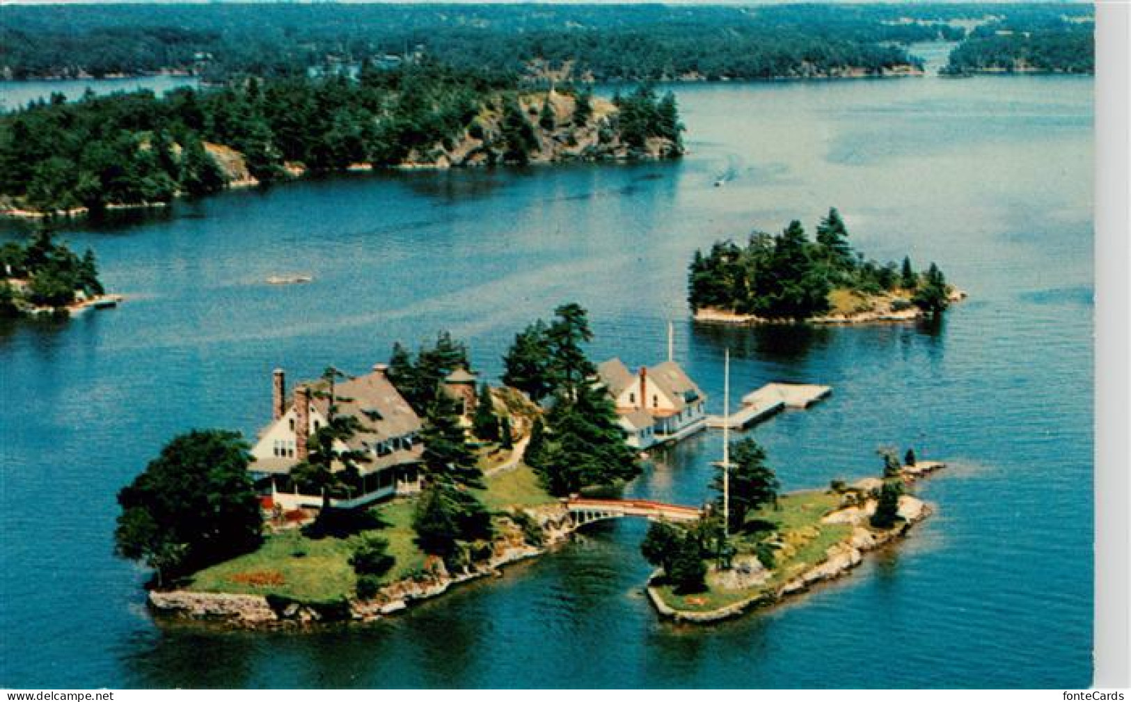 73949474 Zavikon_Island_Rockport_Ontario_Canada Aerial View Showing The Shortest - Ohne Zuordnung