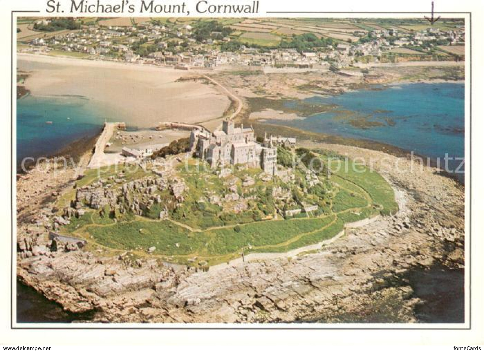73721971 St Michaels Mount Aerial View St Michaels Mount - Other & Unclassified