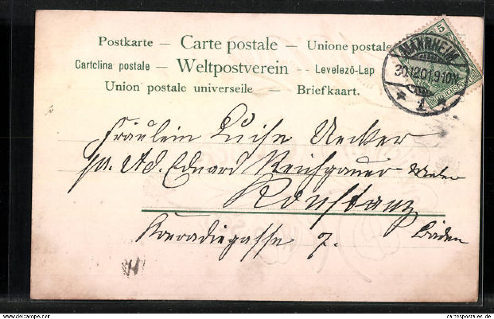 AK Jahreszahl 1903 Mit Kleeblättern  - Other & Unclassified
