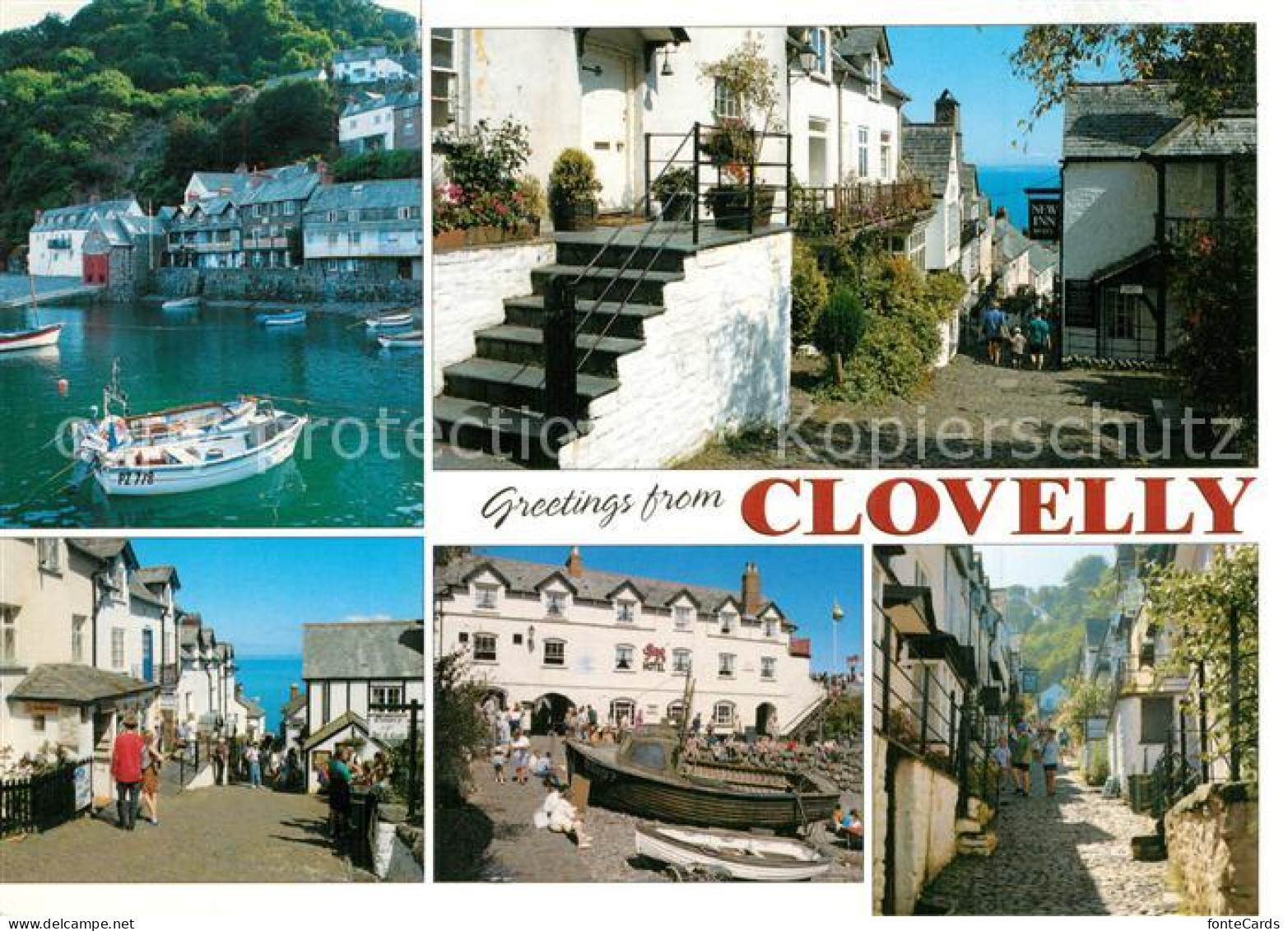 73607466 Clovelly Teilansichten Hafen Clovelly - Other & Unclassified