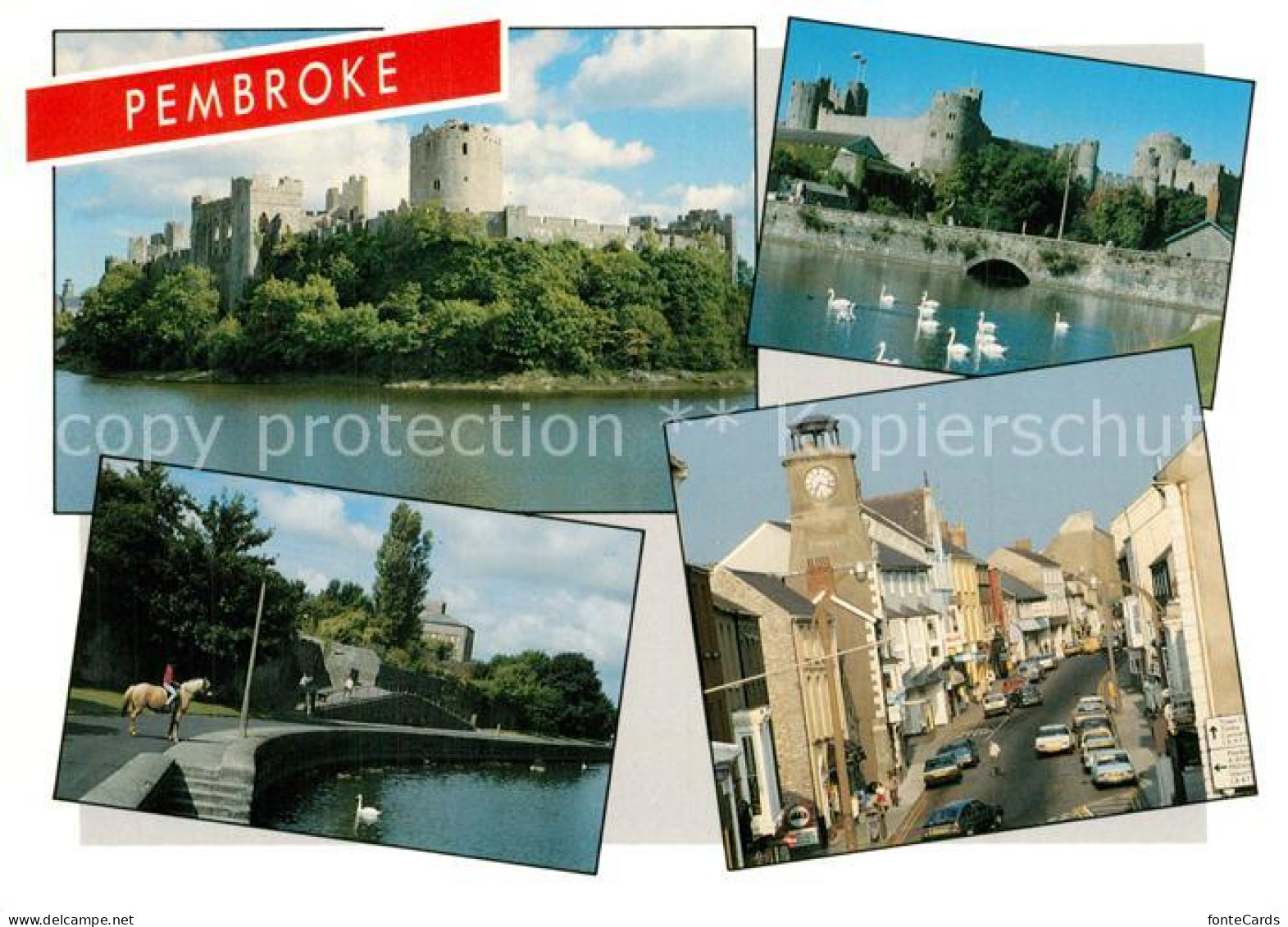 73607447 Pembroke Castle Street Scene Pembroke - Otros & Sin Clasificación