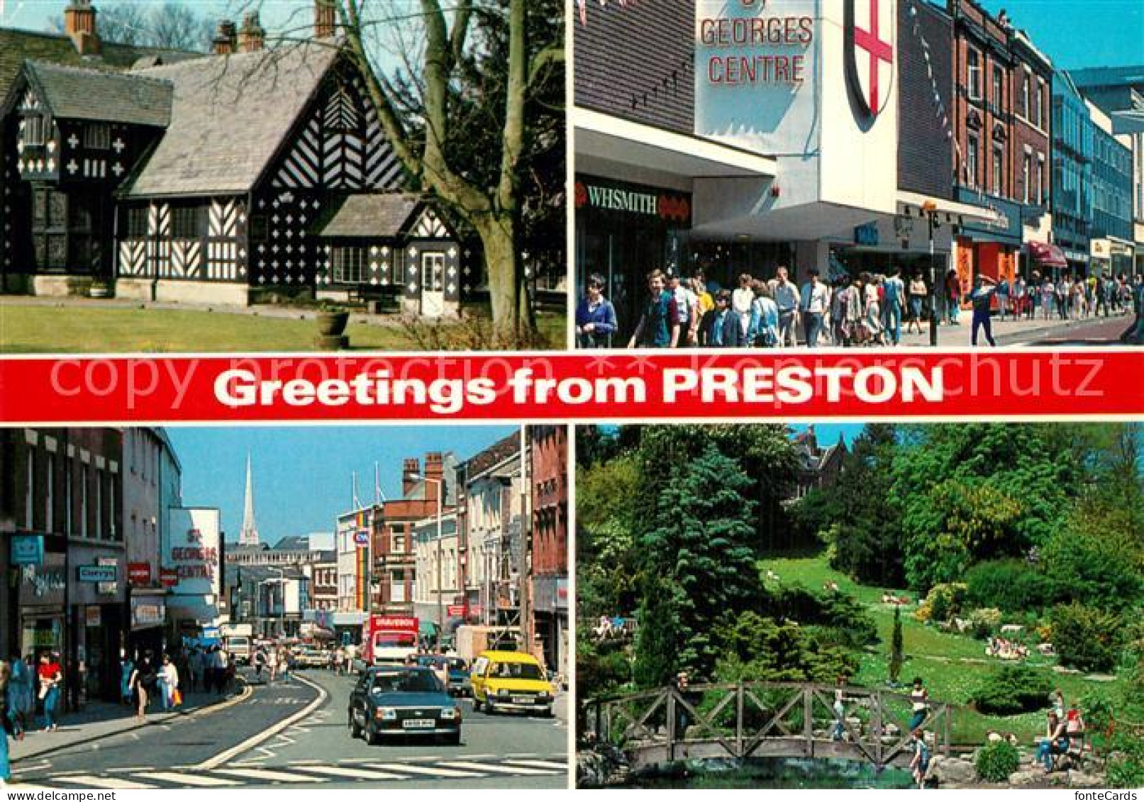 73607444 Preston Lancashire Samlesbury Hall Friargate Fishergate Avenham Park  - Andere & Zonder Classificatie