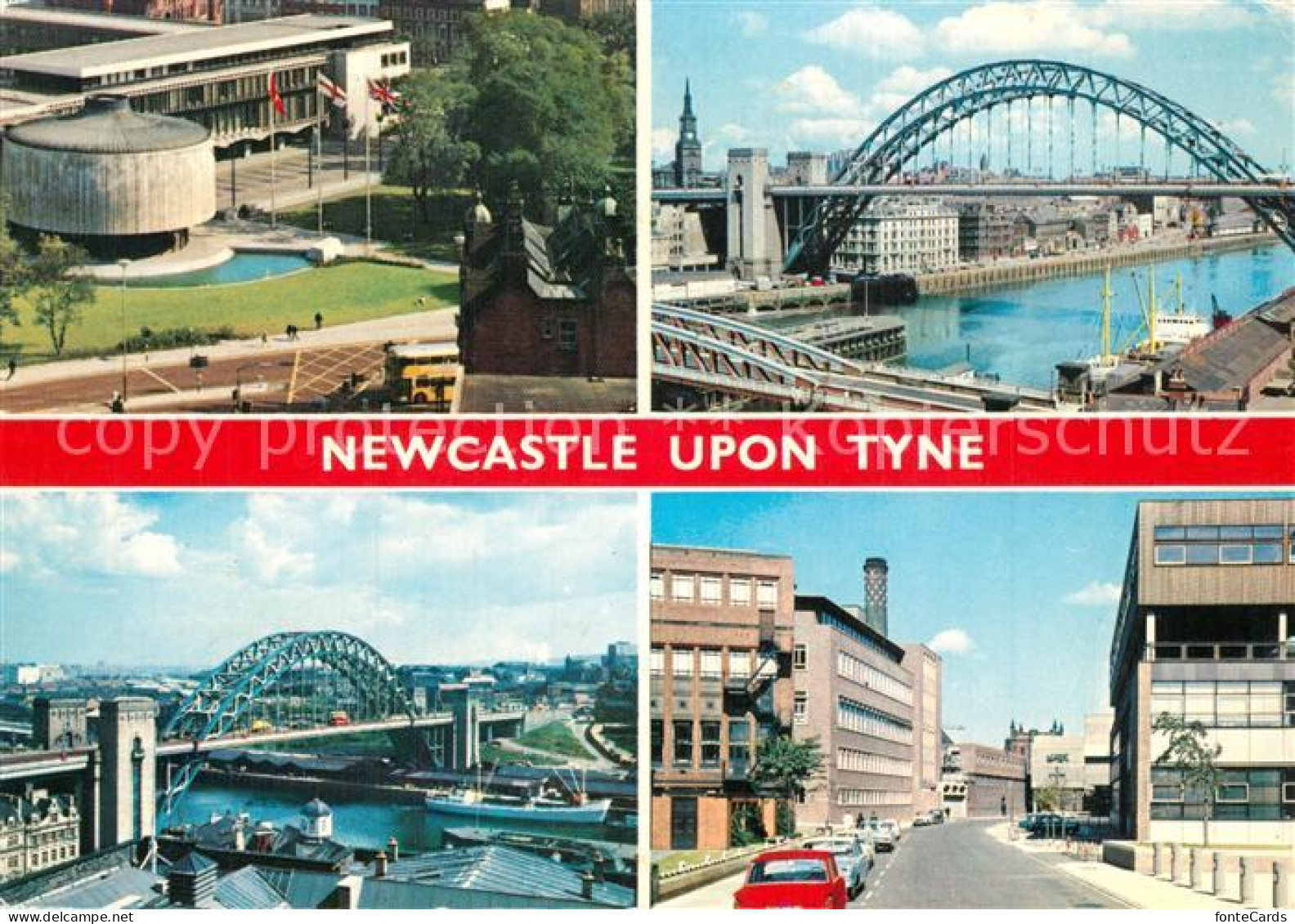 73607431 Newcastle Upon Tyne Civic Centre Tyne Bridge From Moot Hall River Tyne  - Sonstige & Ohne Zuordnung