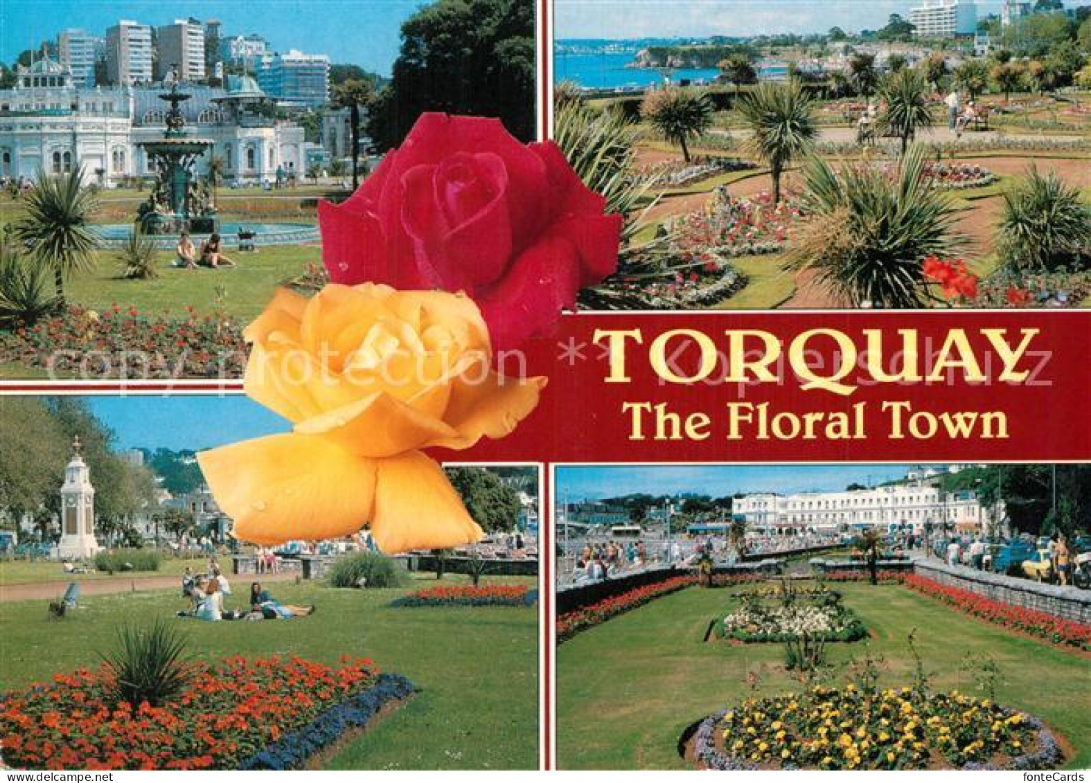 73607293 Torquay UK Floral Town Gardens Torquay UK - Sonstige & Ohne Zuordnung