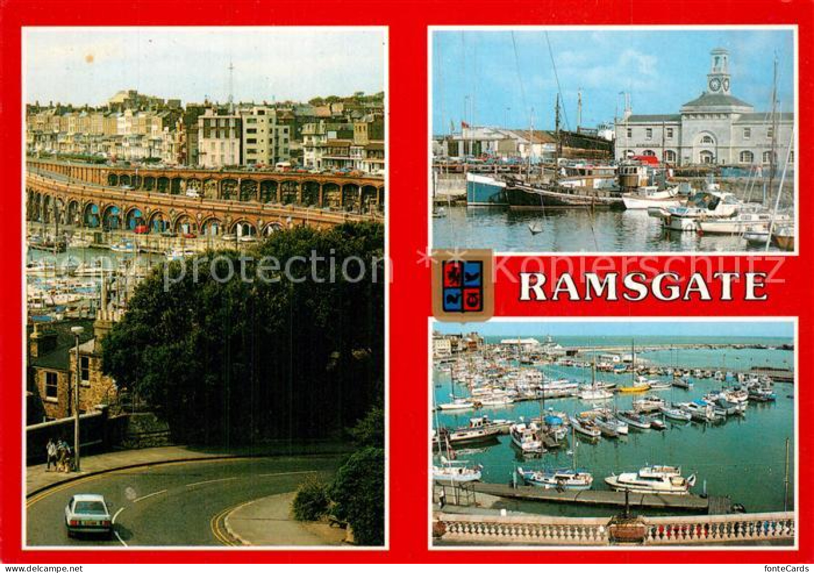 73607270 Ramsgate Stadtansicht Bruecke Hafen Ramsgate - Sonstige & Ohne Zuordnung