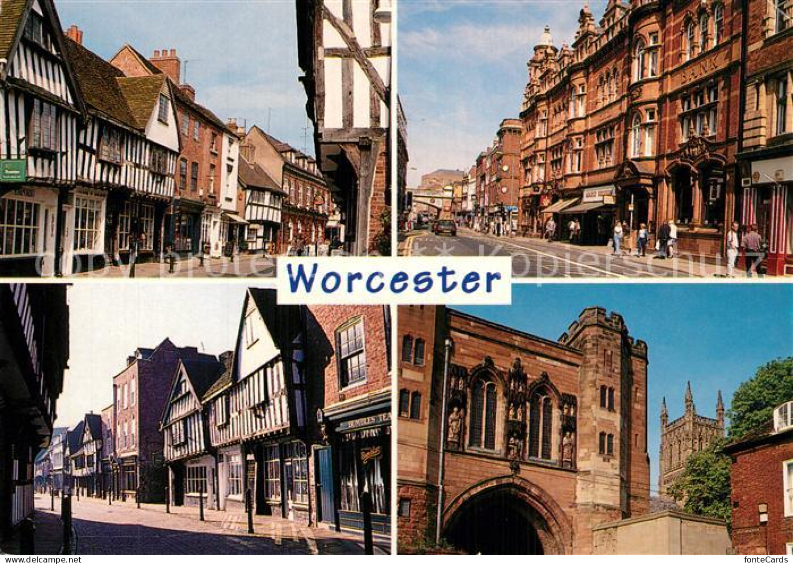 73607262 Worcester Friar Street Foregate Egar Tower Cathedral Worcester - Altri & Non Classificati