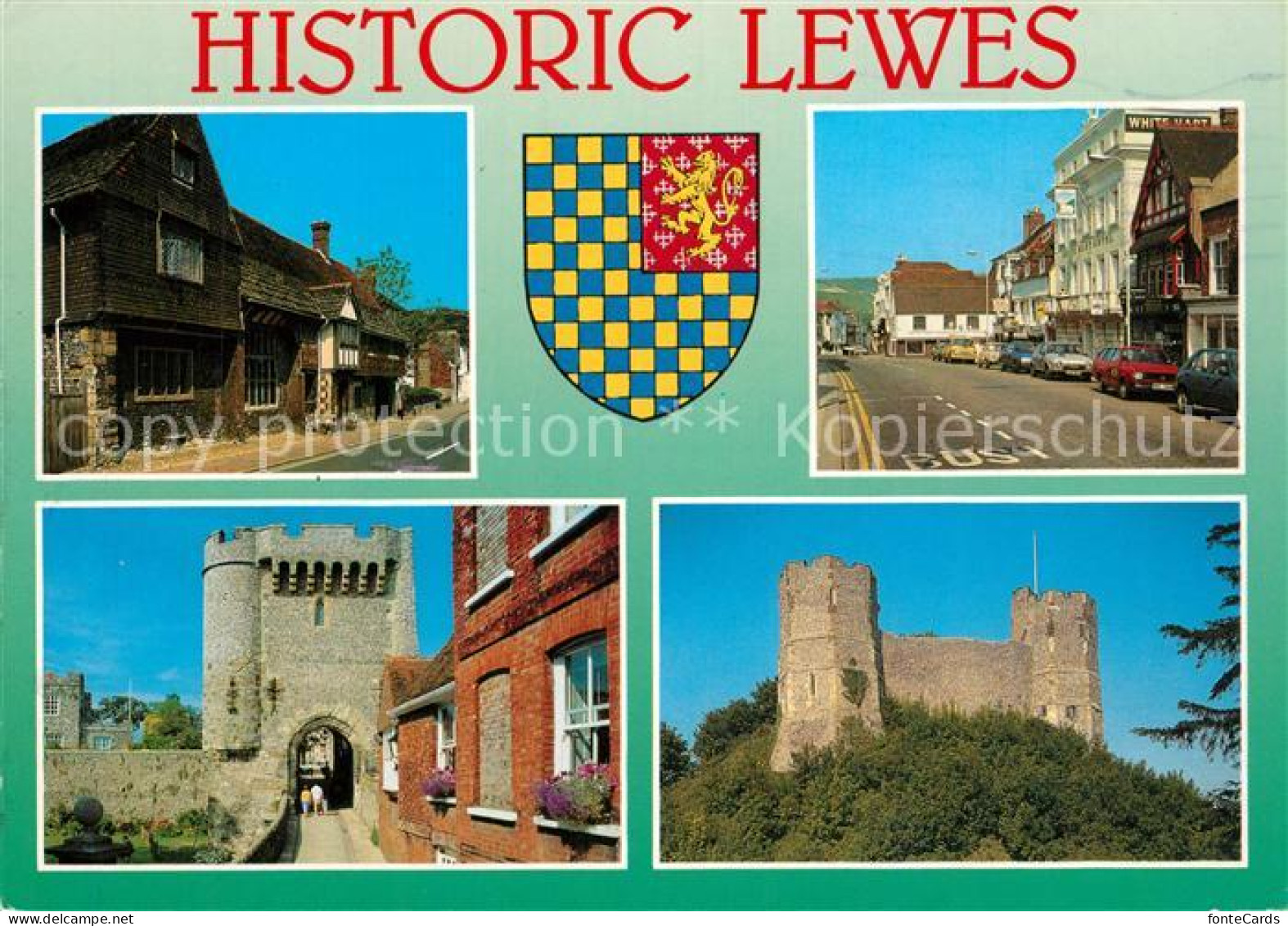 73607255 Lewes East Sussex Historic City Castle  - Sonstige & Ohne Zuordnung
