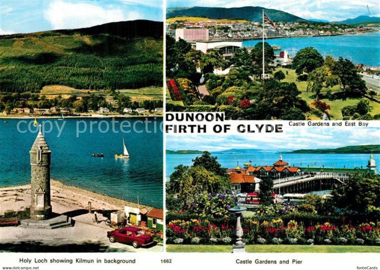 73607252 Dunoon Holy Loch Kilmun Castle Gardens East Bay Pier Dunoon - Altri & Non Classificati